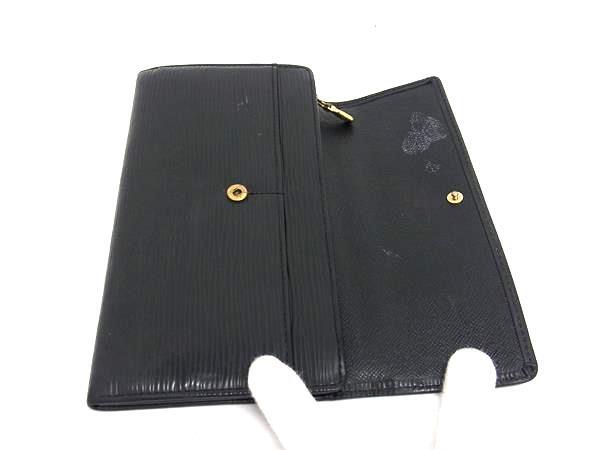 LOUIS VUITTON ルイヴィトン 長財布 エピ ポシェット ポルトモネ クレディ M63572 ブラック レザー レディース ゴールド金具