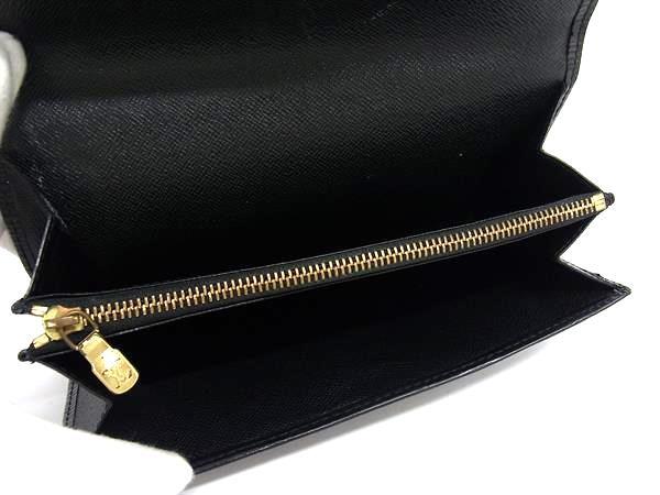 LOUIS VUITTON ルイヴィトン 長財布 エピ ポシェット ポルトモネ クレディ M63572 ブラック レザー レディース ゴールド金具
