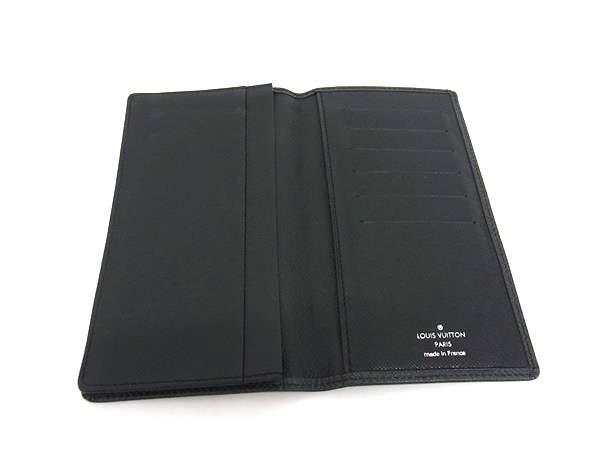 LOUIS VUITTON ルイヴィトン 長財布 タイガ ポルト カルト クレディ M31002 ブラック レザー メンズ 美品