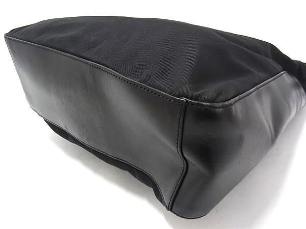 GUCCI グッチ ハンドバッグ ショルダーバッグ 001 3770 ブラック ナイロン×レザー レディース シルバー金具