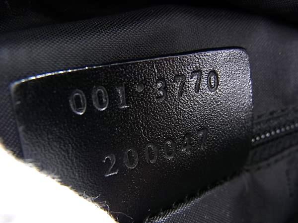GUCCI グッチ ハンドバッグ ショルダーバッグ 001 3770 ブラック ナイロン×レザー レディース シルバー金具