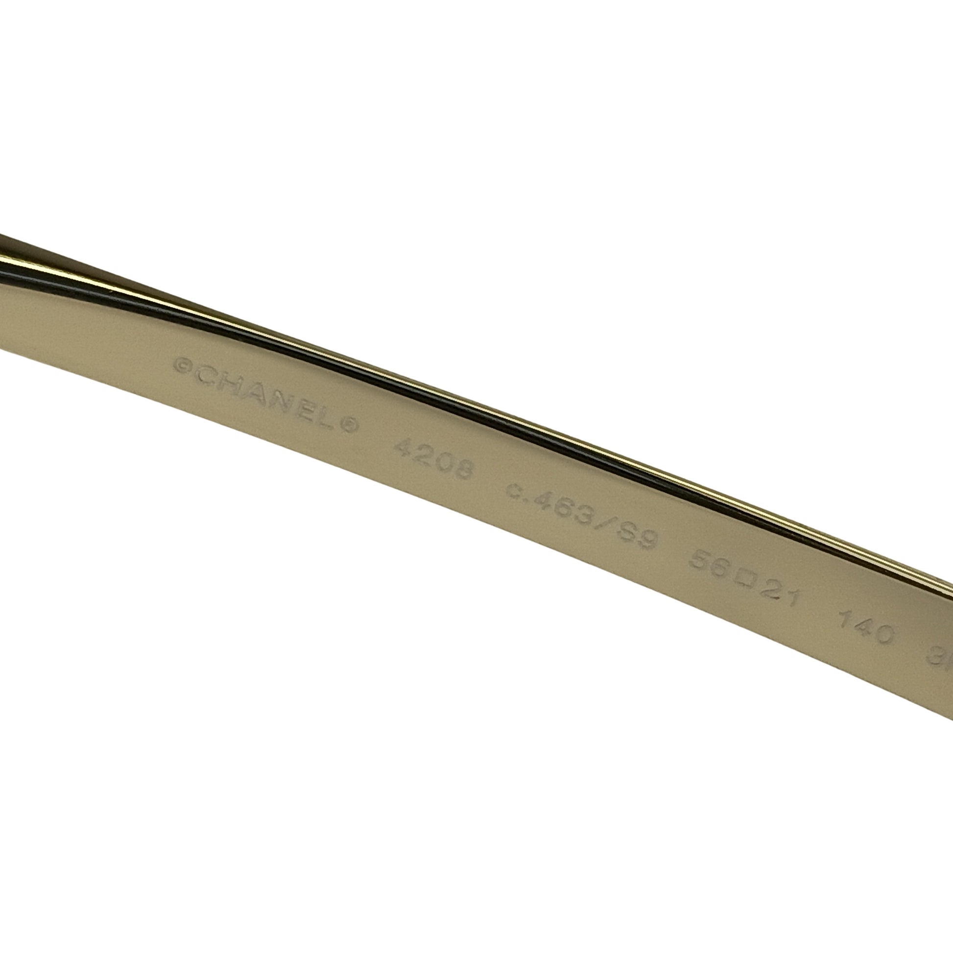 CHANEL シャネル アイウェア グラデーション サングラス POLARIZED 4208 ブラウン プラスチック メタル レディース