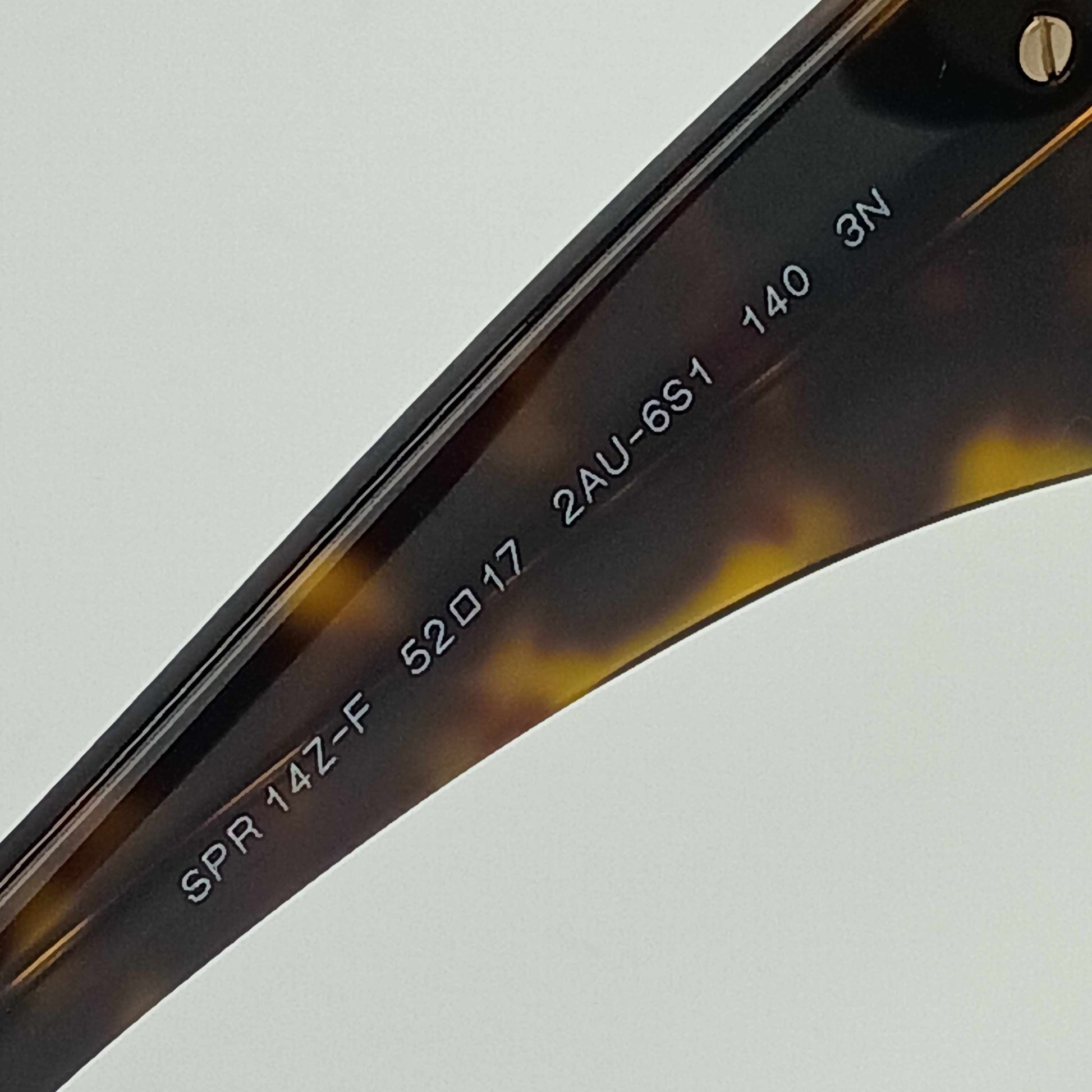 PRADA プラダ アイウェア シンボル ジオメトリック サングラス SPR 14Z-F ブラウン系 アセテート ユニセックス 三角ロゴプレート 超美品