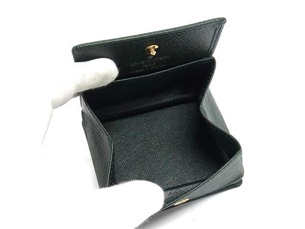 LOUIS VUITTON ルイヴィトン コインケース ポルトモネ ボワット M30384 エピセア(グリーン系) タイガ メンズ 美品
