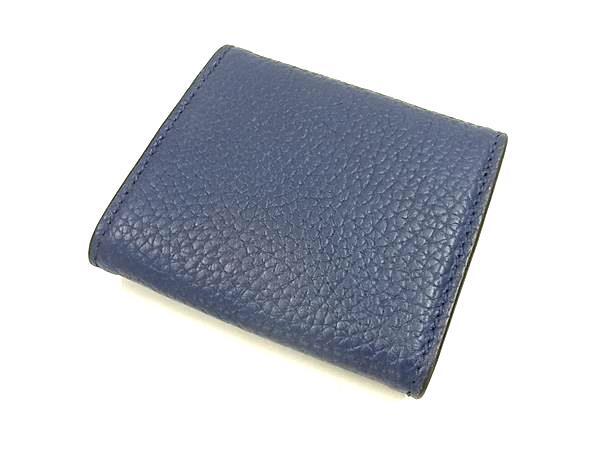 GUCCI グッチ コインケース 771160 ネイビー レザー ユニセックス 美品