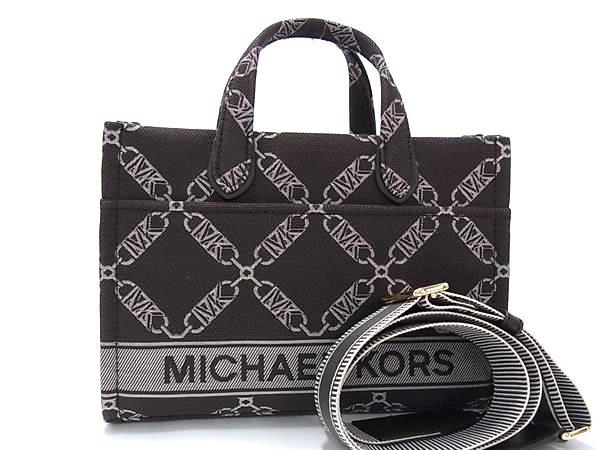 MICHAEL KORS マイケルコース ハンドバッグ GIGI トートバッグ 30F3G3GC7J CHOC MULTI （ブラウン系） キャンバス レディース 2WAY ゴールド金具 新品未使用展示品