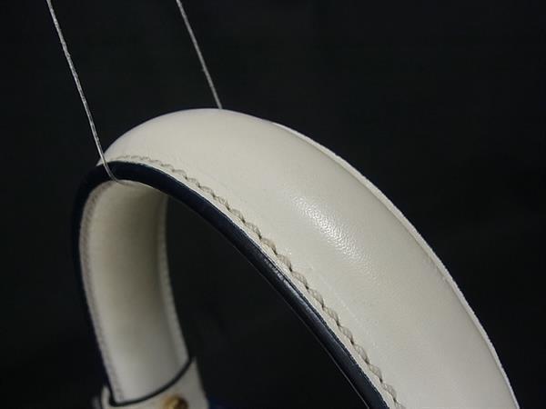 Salvatore Ferragamo フェラガモ ハンドバッグ ガンチーニ ソフィア FZ21 E530 ブルー ホワイト レザー レディース 2WAY ゴールド金具