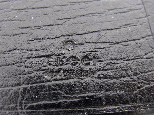 GUCCI グッチ キーケース インターロッキングG 115225 ブラック レザー ユニセックス 6連 超美品