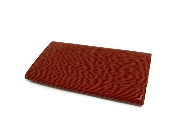 LOUIS VUITTON ルイヴィトン 長財布 ポシェットポルトモネクレディ M63573 ケニアブラウン エピ ユニセックス 二つ折り財布 MALLTIER刻印