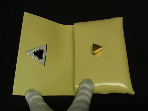 BOTTEGA VENETA ボッテガヴェネタ コインケース トライアングル 651446 パステルイエロー レザー ユニセックス ターンロック 美品