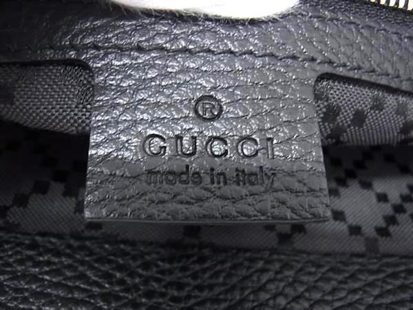 GUCCI グッチ クラッチバッグ ポートフォリオ 387082 ブラック レザー ユニセックス 美品