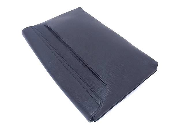 GUCCI グッチ クラッチバッグ ポートフォリオ 387082 ブラック レザー ユニセックス 美品