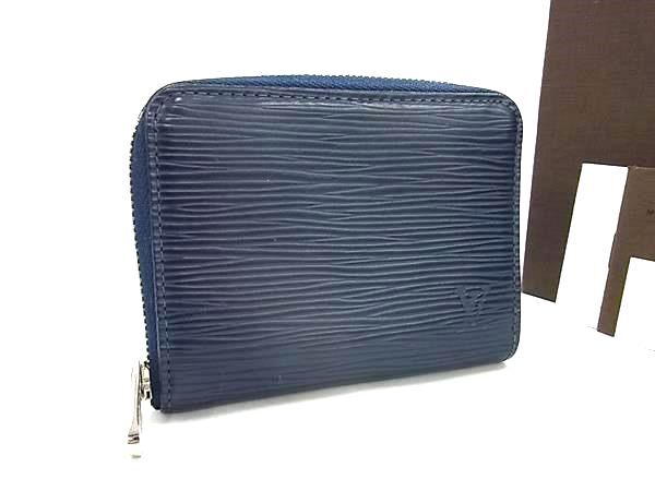 LOUIS VUITTON ルイヴィトン コインケース ジッピーコインパース M60438 サフィール（ブルー系） エピレザー ユニセックス ラウンドファスナー シルバー金具
