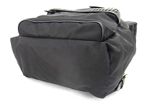 STELLA McCARTNEY ステラ マッカートニー リュックサック ファラベラ ゴー 456009 W8091 ブラック ナイロン ユニセックス 美品