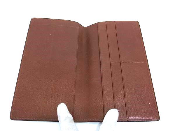 LOUIS VUITTON ルイヴィトン 財布 モノグラム ポルト シェキエ ダブル M62223 ブラウン PVC レザー ユニセックス 二つ折り 長財布