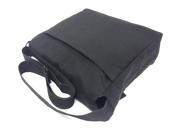 Maison Margiela メゾンマルジェラ ショルダーバッグ 4ステッチ S55WG0114 ブラック ナイロンキャンバス ユニセックス メッセンジャーバッグ 美品