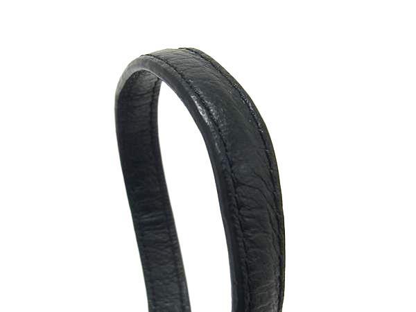 COACH コーチ ショルダーバッグ F35363 ブラック レザー レディース 巾着 シルバー金具 美品