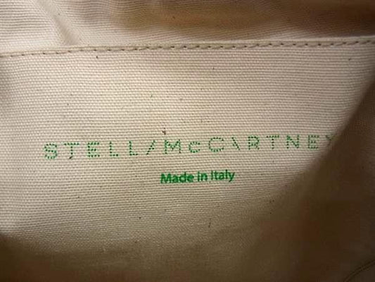 STELLA McCARTNEY ステラ マッカートニー ハンドバッグ 7B0050WP0257 アイボリー グリーン キャンバス ユニセックス ロゴ 2WAY 新古未使用展示品