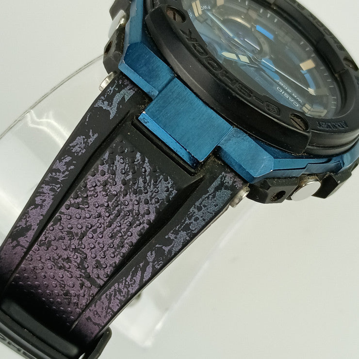 CASIO カシオ 腕時計 G-SHOCK G-STEEL Gショック Gスチール GST-200CP-2AJF ブラック ブラック&ブルー文字盤 樹脂 ステンレス メンズ デジタル クオーツ