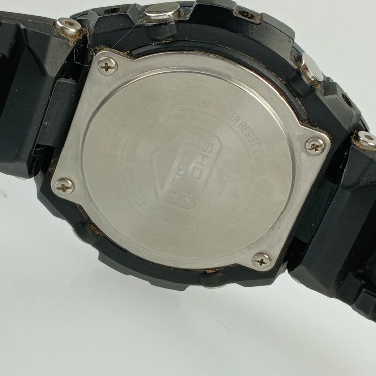 CASIO カシオ 腕時計 G-SHOCK G-STEEL Gショック Gスチール GST-200CP-2AJF ブラック ブラック&ブルー文字盤 樹脂 ステンレス メンズ デジタル クオーツ