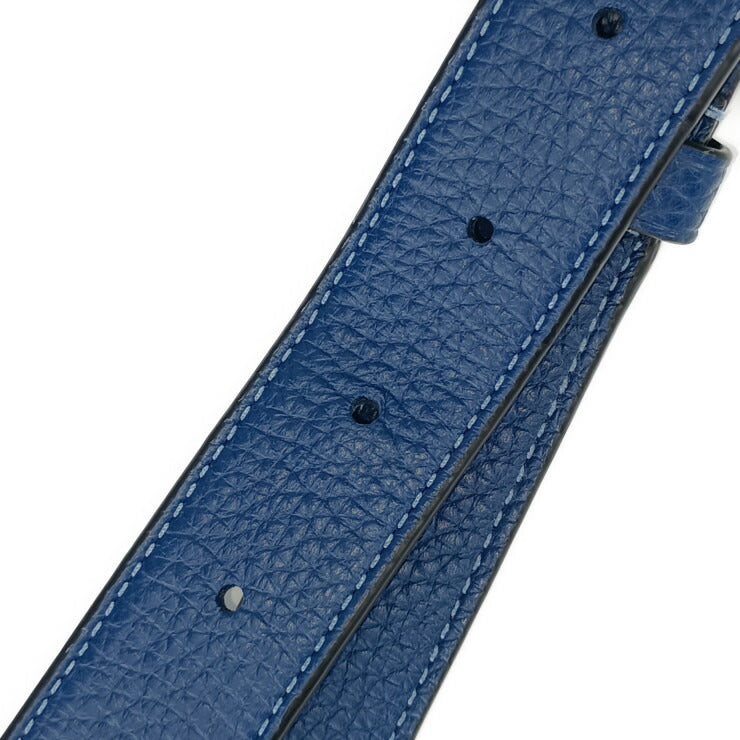 新古未使用展示品 COACH コーチ ショルダーバッグ BECK CROSSBODY ベック クロスボディ CJ736 ブルー ブラック シルバー金具 レザー メンズ ポシェット