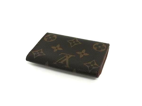 LOUIS VUITTON ルイヴィトン キーケース モノグラム ミュルティクレ6 M62630 ブラウン PVC レザー ユニセックス 6連 ゴールド金具