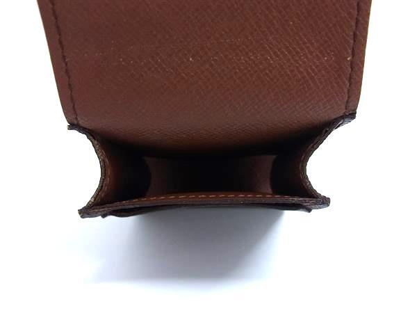 LOUIS VUITTON ルイヴィトン シガレットケース モノグラム エテュイ シガレット M63024 ブラウン PVC レザー ユニセックス 美品