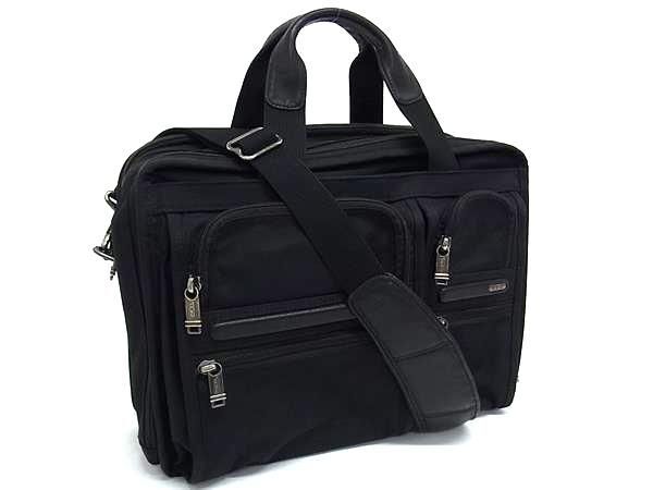 TUMI トゥミ ビジネスバッグ Alpha アルファ 26145D4 ブラック ナイロン×レザー メンズ 2WAY