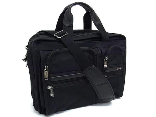 TUMI トゥミ ビジネスバッグ Alpha アルファ 26145D4 ブラック ナイロン×レザー メンズ 2WAY