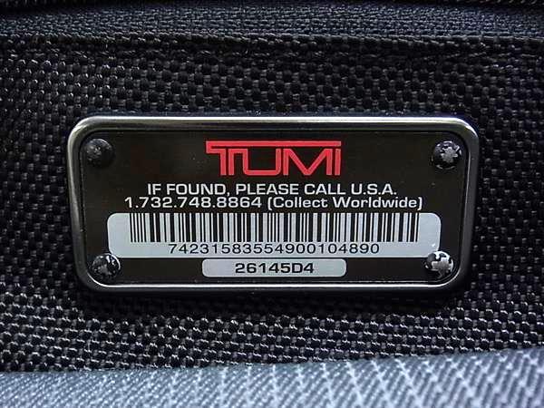 TUMI トゥミ ビジネスバッグ Alpha アルファ 26145D4 ブラック ナイロン×レザー メンズ 2WAY