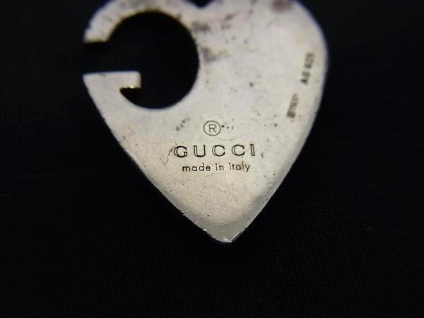 GUCCI グッチ ネックレス Gロゴ - シルバー SV925 レディース ハート