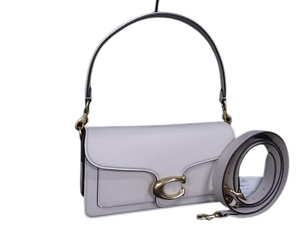 COACH コーチ ハンドバッグ タビー CH857 ホワイト系 レザー レディース 2WAY 新古未使用展示品