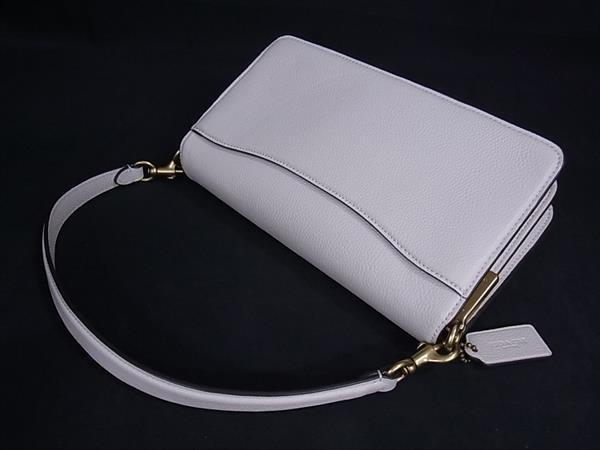 COACH コーチ ハンドバッグ タビー CH857 ホワイト系 レザー レディース 2WAY 新古未使用展示品