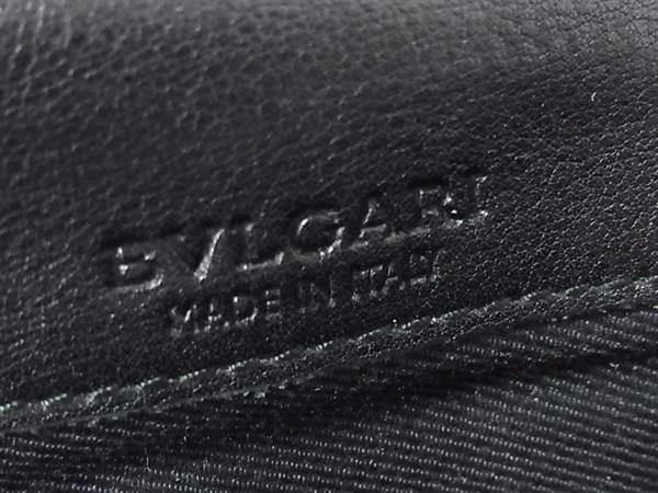 BVLGARI ブルガリ 財布 ブルガリ ブルガリ コローレ 33625 ブラック レザー ユニセックス 二つ折り長財布