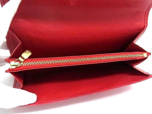 LOUIS VUITTON ルイヴィトン 財布 ポシェットポルトモネクレディ M63577 カスティリアンレッド エピ レディース 二つ折り長財布