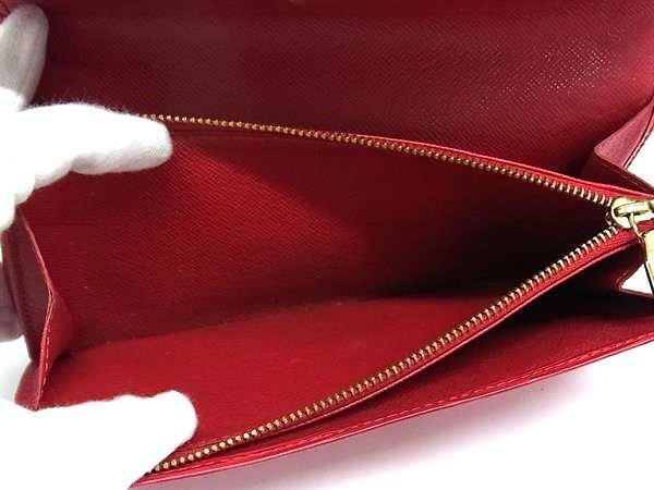 LOUIS VUITTON ルイヴィトン 財布 ポシェットポルトモネクレディ M63577 カスティリアンレッド エピ レディース 二つ折り長財布