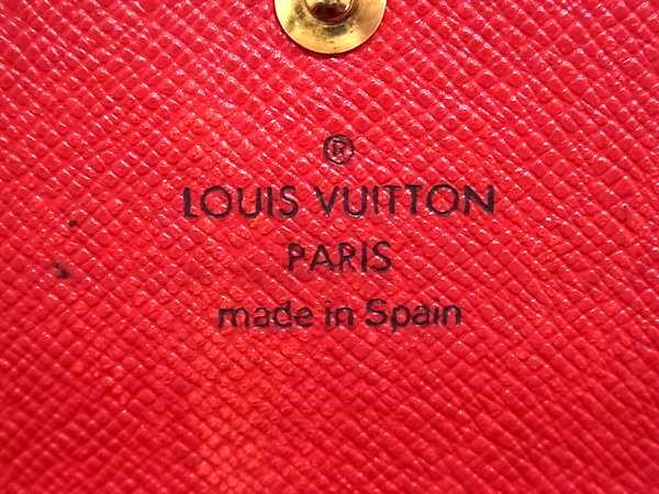 LOUIS VUITTON ルイヴィトン 財布 ポシェットポルトモネクレディ M63577 カスティリアンレッド エピ レディース 二つ折り長財布