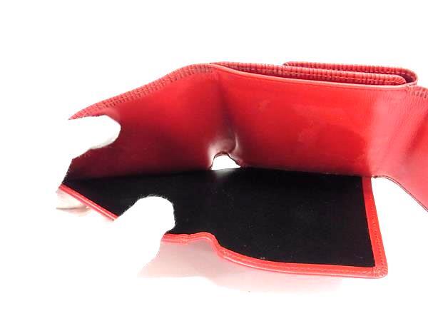 LOUIS VUITTON ルイヴィトン 財布 ポルトモネビエカルトクレディ M63487 カスティリアンレッド エピ レディース 三つ折り財布