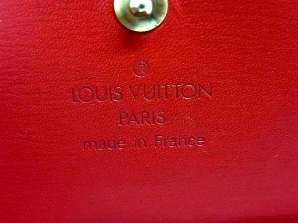 LOUIS VUITTON ルイヴィトン 財布 ポルトモネビエカルトクレディ M63487 カスティリアンレッド エピ レディース 三つ折り財布
