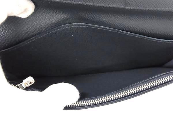 LOUIS VUITTON ルイヴィトン 財布 ポルトフォイユ ブラザ M61816 ブルーマリーヌ エピ メンズ 二つ折り長財布 美品