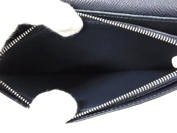 LOUIS VUITTON ルイヴィトン 財布 ポルトフォイユ ブラザ M61816 ブルーマリーヌ エピ メンズ 二つ折り長財布 美品
