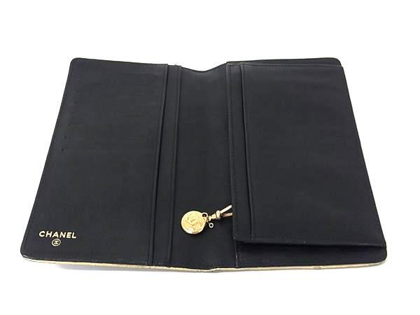 CHANEL シャネル 財布 セブルガ - ブラック ブラック ユニセックス ココマーク 二つ折り長財布