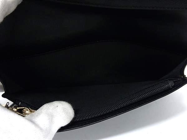 CHANEL シャネル 財布 セブルガ - ブラック ブラック ユニセックス ココマーク 二つ折り長財布