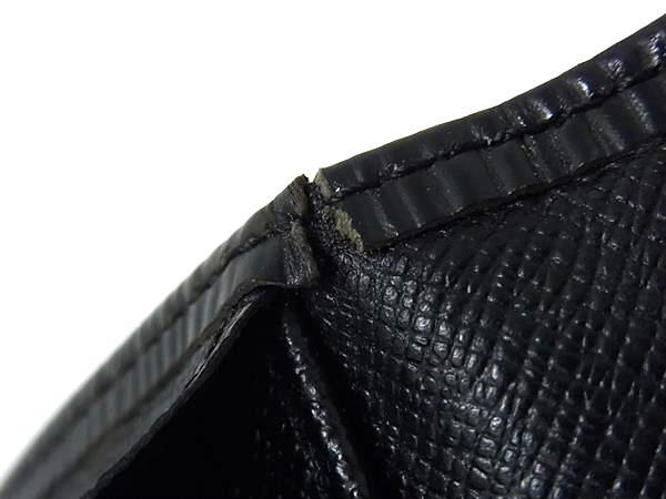 LOUIS VUITTON ルイヴィトン 財布 ポルトフォイユ サラ M63742 ブラック エピ ユニセックス 二つ折り長財布 シルバー金具