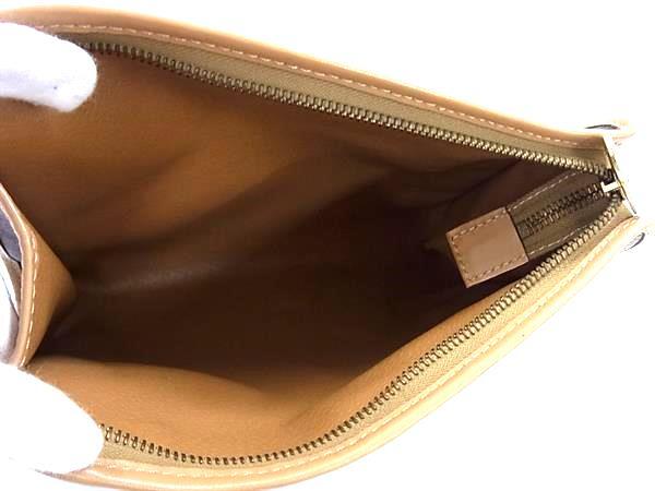 CELINE セリーヌ セカンドバッグ マカダム M12 ブラウン PVC レザー ユニセックス