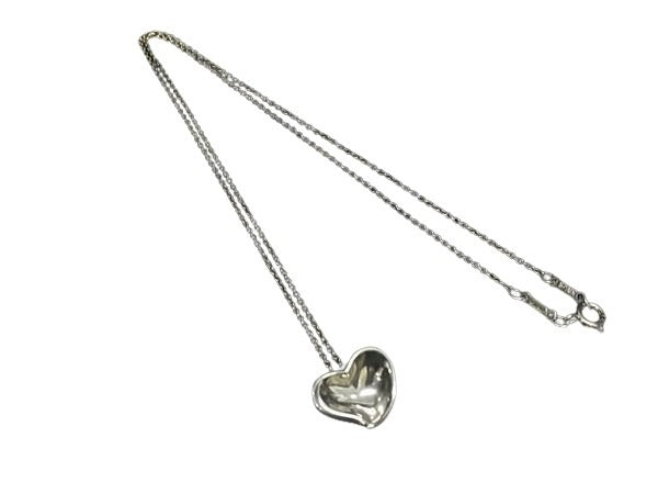 TIFFANY＆Co ティファニー ネックレス エルサペレッティ カーブドハート - シルバー SV925 レディース 美品