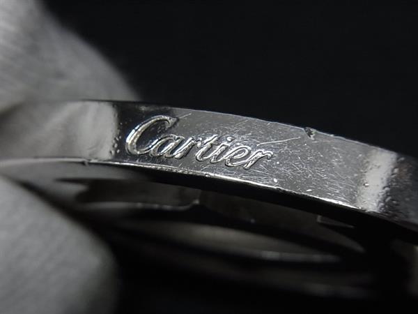 Cartier カルティエ キーホルダー 2Cロゴ バッグチャーム - シルバー メタル ユニセックス