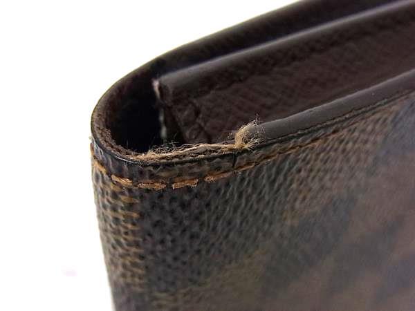 LOUIS VUITTON ルイヴィトン カードケース ダミエ アンヴェロップ カルト ドゥ ヴィジット N62920 エベヌ PVC レザー ユニセックス 名刺入れ