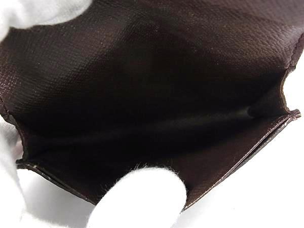 LOUIS VUITTON ルイヴィトン カードケース ダミエ アンヴェロップ カルト ドゥ ヴィジット N62920 エベヌ PVC レザー ユニセックス 名刺入れ