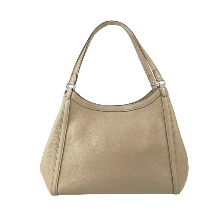 COACH コーチ ハンドバッグ クリスティ ショルダー バッグ C6231 ベージュ系 レザー レディース シルバー金具 超美品